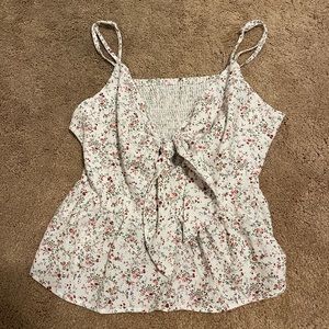 floral summer top size M/L